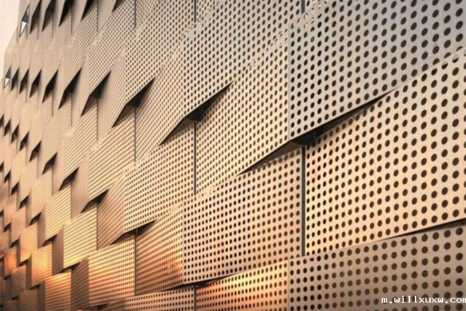 外墙装饰网板 圆孔冲孔网板 圆孔装饰板