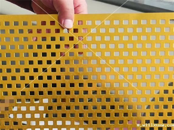 黄铜冲孔板 黄铜板冲孔网