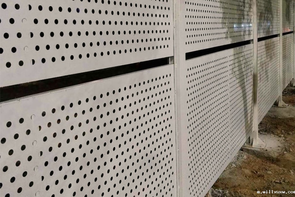 工厂用圆孔隔离网护栏