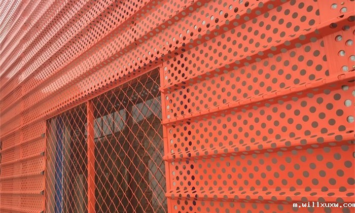 梅花孔圆孔外墙冲孔铝板