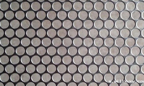 60°错排圆孔网