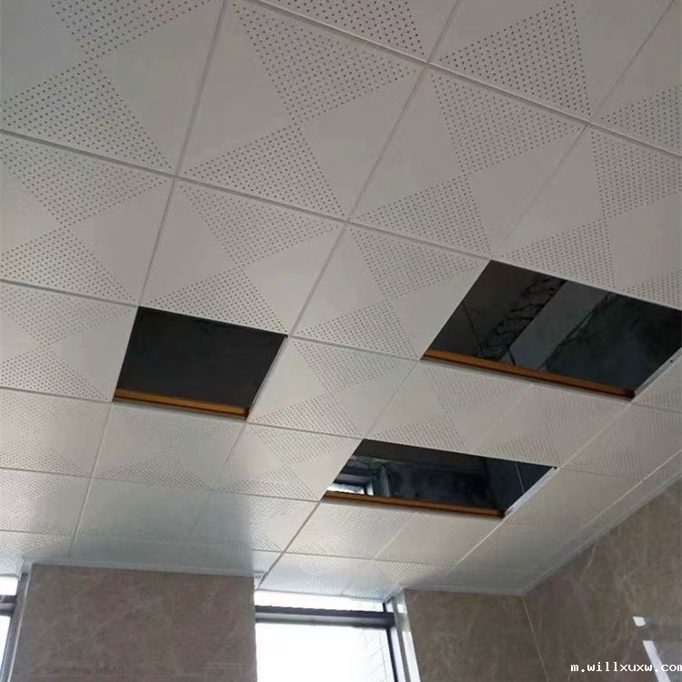 冲孔铝板吊顶效果图